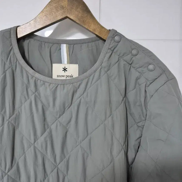 [BUNJANG] Snowpeak Quilted Jacket Gray 100 / 스노우피크 퀼팅 자켓 그레이100ㅈ