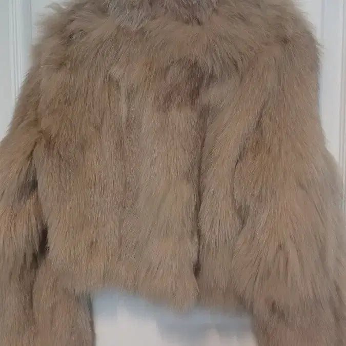 [BUNJANG] Hong Kong Short Jacket - 55 Size - Faux Fur / (새) 홍콩 숏 자켓 55 반가슴 50 길이 50 플스킨