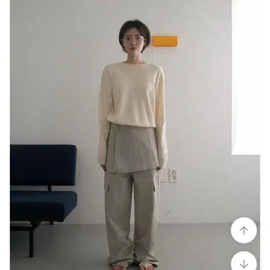 [BUNJANG] From Beginning Layered Wide Cargo Pants / 프롬비기닝 레이어드스커트팬츠 바온 와이드팬츠 카고팬츠 에프터먼데이
