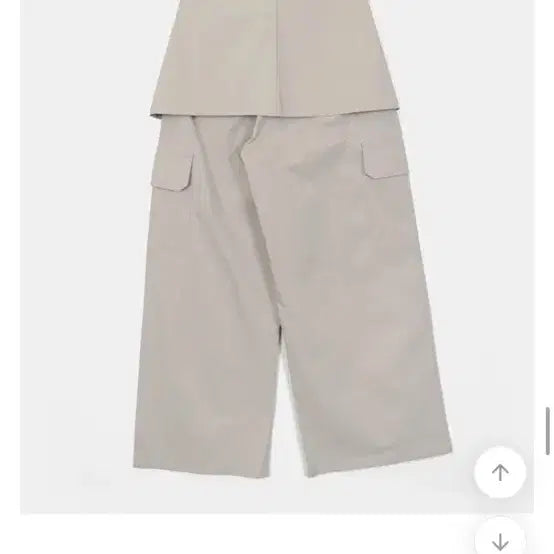 [BUNJANG] From Beginning Layered Wide Cargo Pants / 프롬비기닝 레이어드스커트팬츠 바온 와이드팬츠 카고팬츠 에프터먼데이