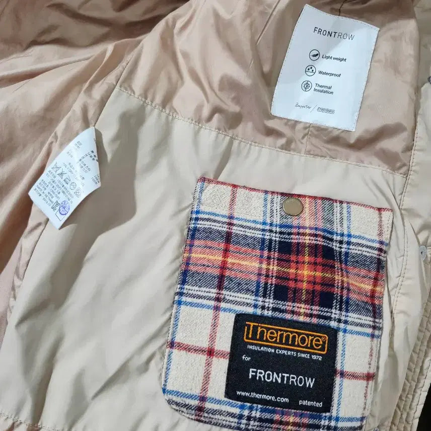 [BUNJANG] FRONTROW Quilted Jacket Beige / 프론트로우 FRONTROW    퀼팅 자켓 베이지