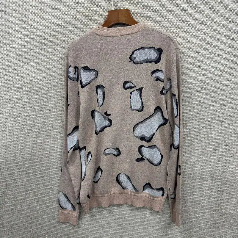 [BUNJANG] Ziozia Casual Multi-Pattern Knit / 지오송지오 캐주얼 멀티패턴 니트 100 M11176