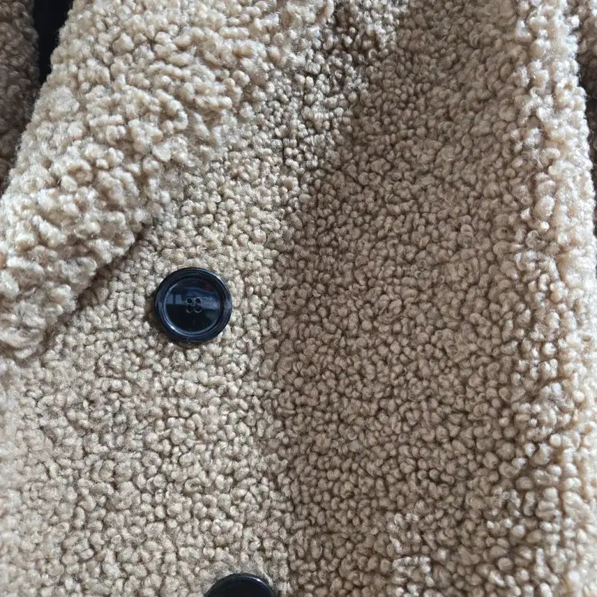 [BUNJANG] ZARA Teddy Bear Brown Short Coat M / 자라 테디베어 브라운 숏 코트 M