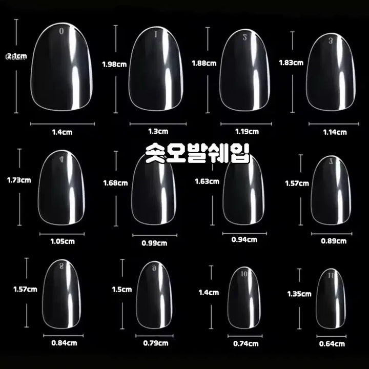 [BUNJANG] Handmade Cross Nail Tips / 십자가 수제네일팁 <3