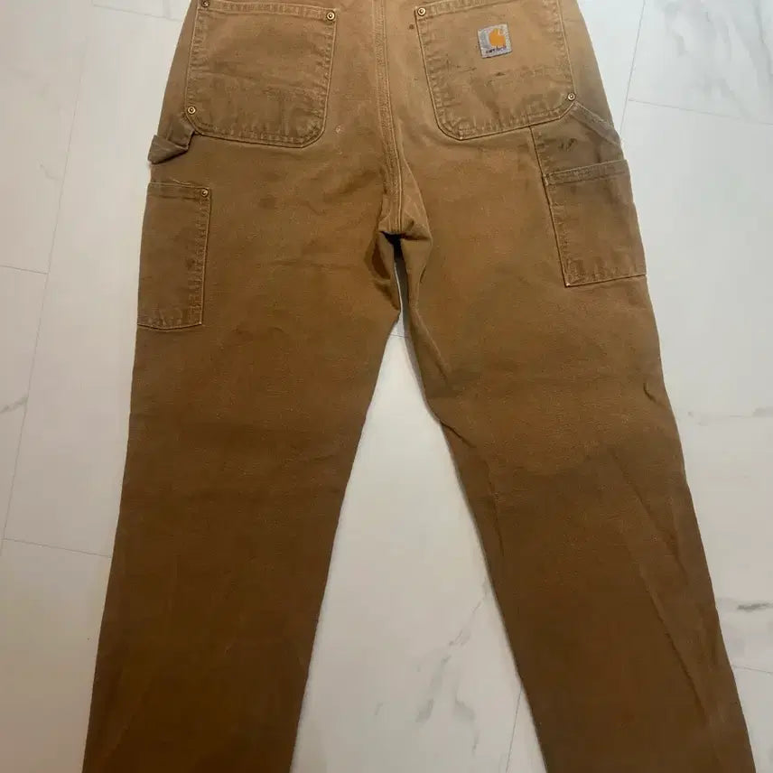 [BUNJANG] Carhartt Double Knee Duck Canvas Pants / 미제 칼하트 더블니 덕캔버스 브라운 30