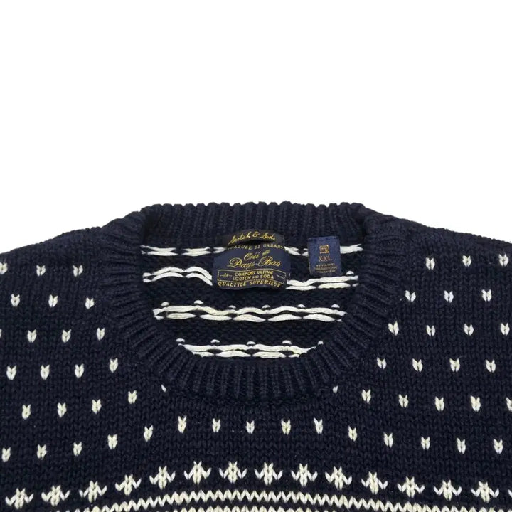 [BUNJANG] Scotch &amp; Soda XXL Nordic Pattern Vintage Knit / 스카치앤소다 XXL 노르딕 패턴 빈티지 니트