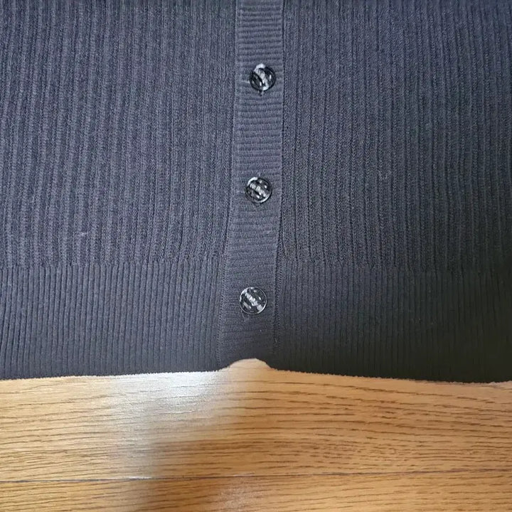 [BUNJANG] TIME See-Through Block Knit Cardigan / (새상품) 타임 시스루 블록니트가디건