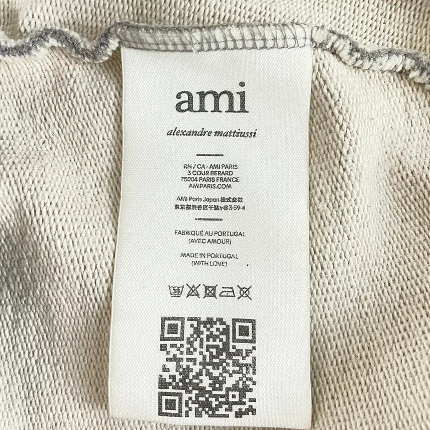 [BUNJANG] AMI Embroidered Heart Logo Hoodie / [M] AMI 아미 자수 하트 로고 후드 티