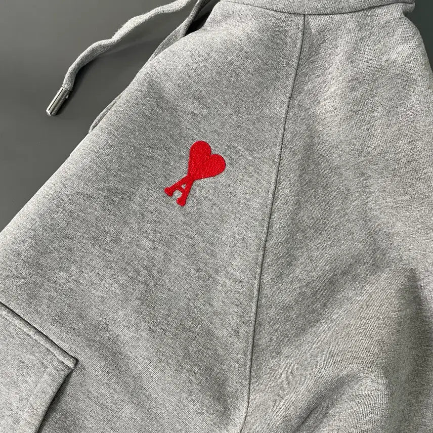 [BUNJANG] AMI Embroidered Heart Logo Hoodie / [M] AMI 아미 자수 하트 로고 후드 티