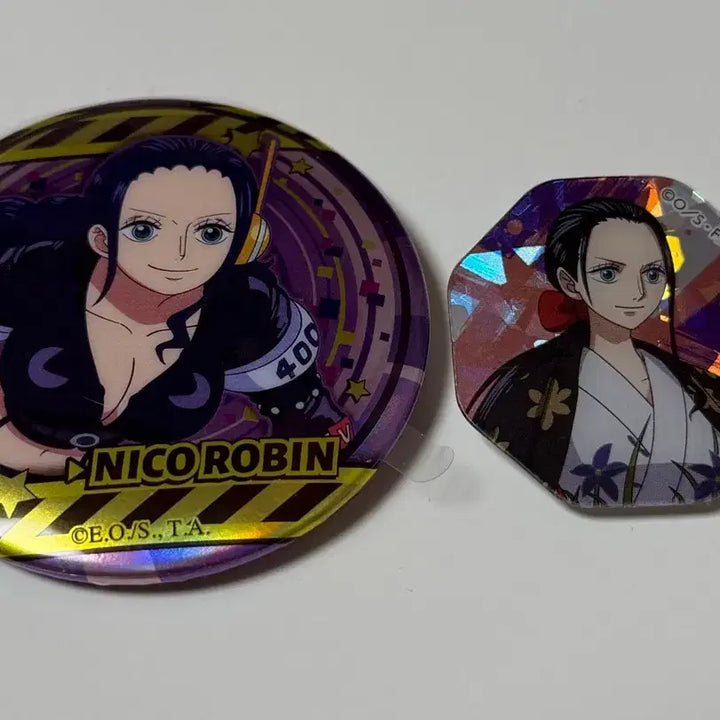 [BUNJANG] One Piece Nico Robin Shanghai Limited Edition Can Badge Clip / 원피스 니코 로빈 상하이 한정 캔뱃지 클립