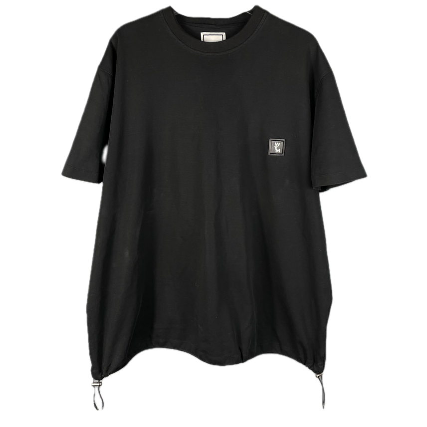 [BUNJANG] Wooyoungmi Black Drawstring Short Sleeve T-shirt / [48] 우영미 우영미 블랙 드로우스트링 반팔 티셔츠
