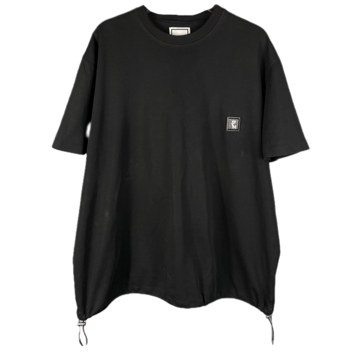 [BUNJANG] Wooyoungmi Black Drawstring Short Sleeve T-shirt / [48] 우영미 우영미 블랙 드로우스트링 반팔 티셔츠