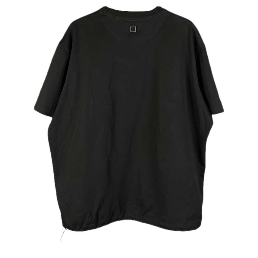 [BUNJANG] Wooyoungmi Black Drawstring Short Sleeve T-shirt / [48] 우영미 우영미 블랙 드로우스트링 반팔 티셔츠