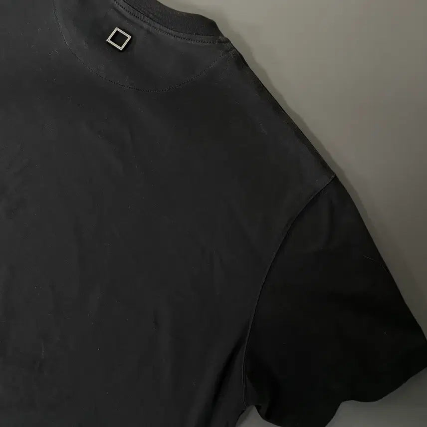 [BUNJANG] Wooyoungmi Black Drawstring Short Sleeve T-shirt / [48] 우영미 우영미 블랙 드로우스트링 반팔 티셔츠