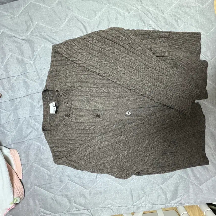 [BUNJANG] Partimento Brown Cardigan / 파르티멘토 브라운 가디건