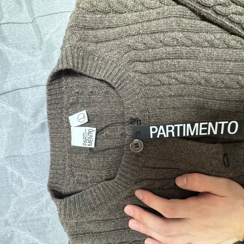 [BUNJANG] Partimento Brown Cardigan / 파르티멘토 브라운 가디건