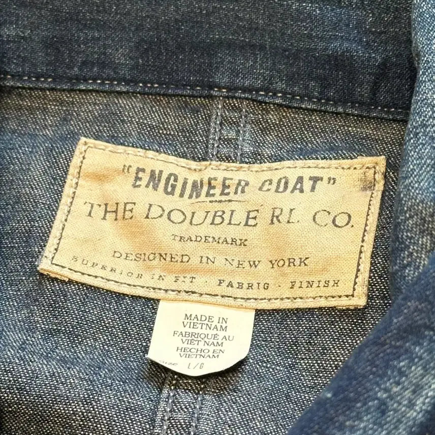 [BUNJANG] RRL Linen Denim Engineer Jacket / [L] RRL (더블알엘) 엔지니어 면 린넨 데님 자켓