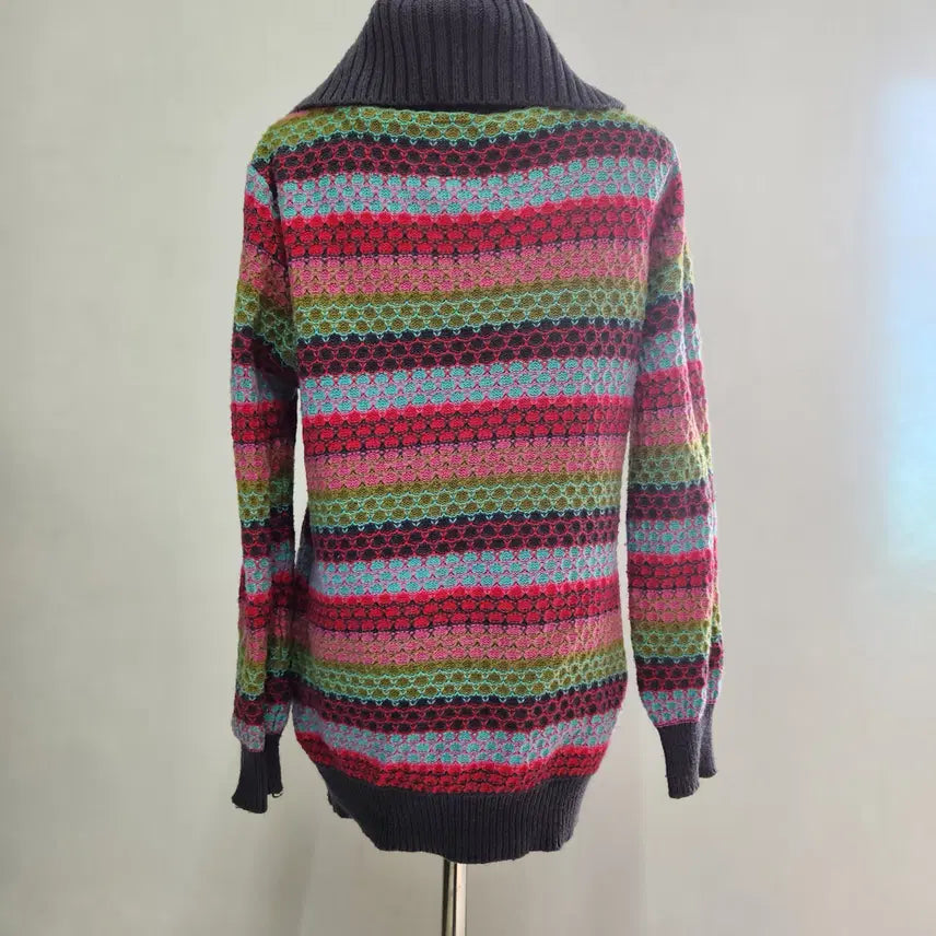 [BUNJANG] OILILY Ethnic Pattern Knit Cardigan / OILILY 에스닉 패턴 니트 가디건 S