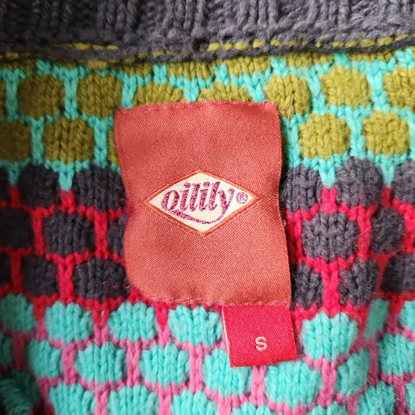 [BUNJANG] OILILY Ethnic Pattern Knit Cardigan / OILILY 에스닉 패턴 니트 가디건 S