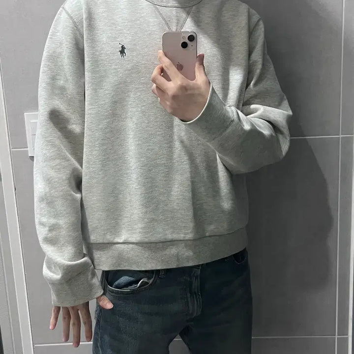 [BUNJANG] Polo Ralph Lauren XL Grey Sweatshirt / 폴로랄프로렌 맨투맨