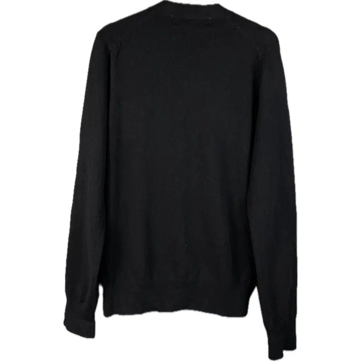 [BUNJANG] Comme des Garcons White Emblem Wool Cardigan / [L] 꼼데가르송 화이트 와펜 자수로고 울 가디건