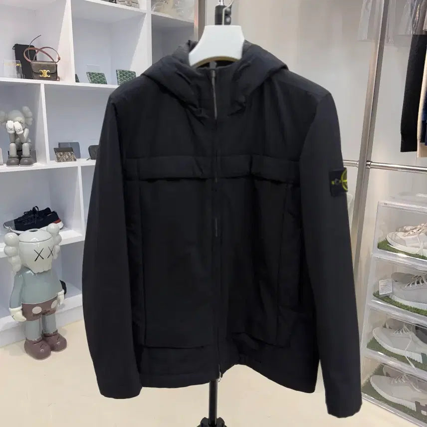 [BUNJANG] Stone Island Soft Shell PrimaLoft Hooded Jacket / 스톤아일랜드 소프트쉘 프리마로프트 후드 자켓