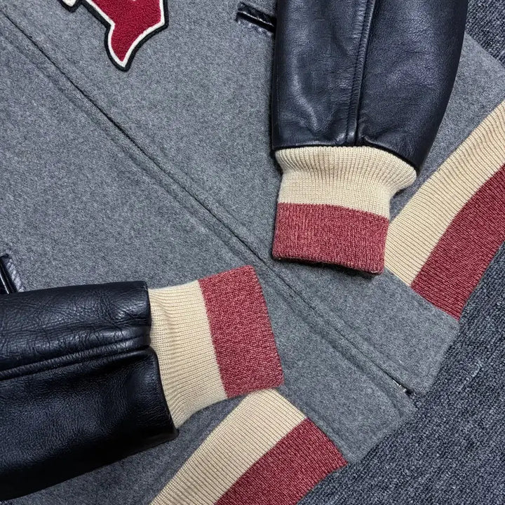 [BUNJANG] Style Eyes Sugar Cane Varsity Jacket / 스타일아이즈 슈가케인 바시티 자켓