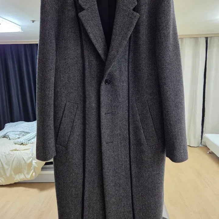 [BUNJANG] Andersson Bell Herringbone Long Coat / 앤더슨벨 헤링본 롱코트