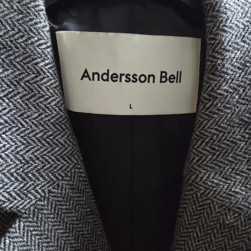 [BUNJANG] Andersson Bell Herringbone Long Coat / 앤더슨벨 헤링본 롱코트