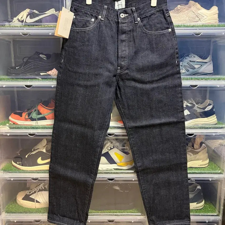 [BUNJANG] Hishender One-Wash 5P Tapered Denim Indigo Jeans / [2] 히즈핸더 원워시 5P 테이퍼드 데님 인디고