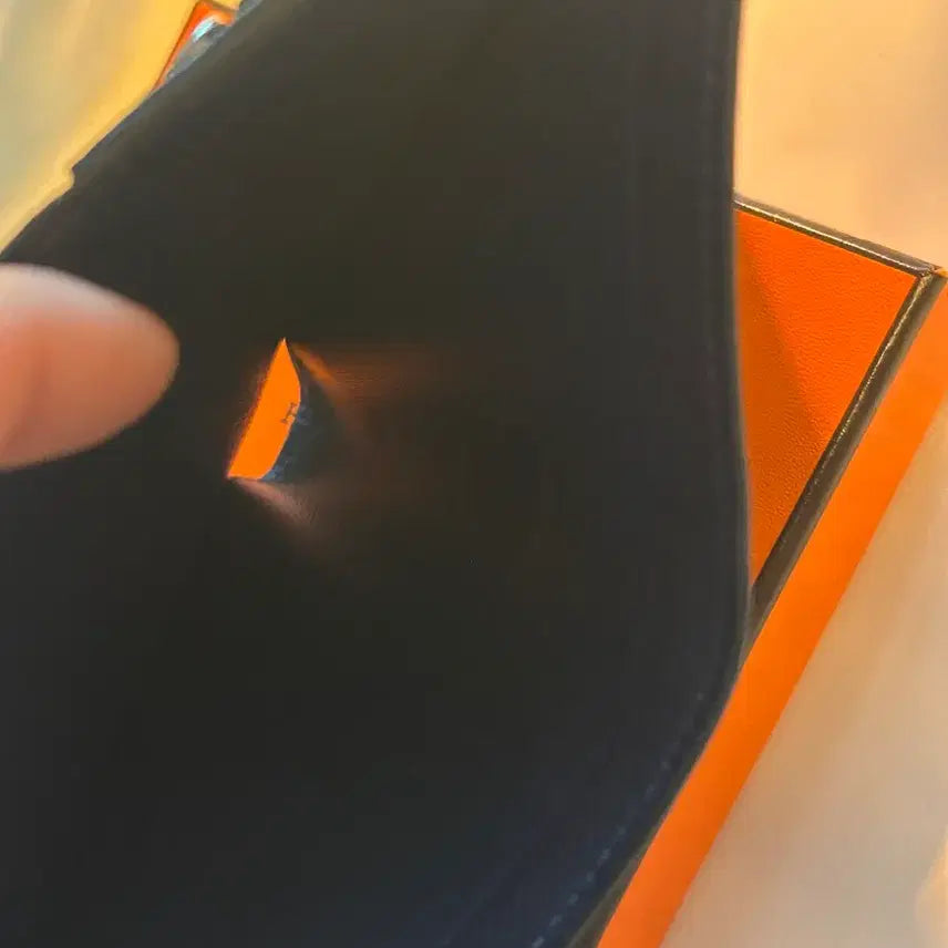 [BUNJANG] Hermes Bearn Compact Wallet Navy / 정품*에르메스 베안 콤팩트 반지갑 네이비