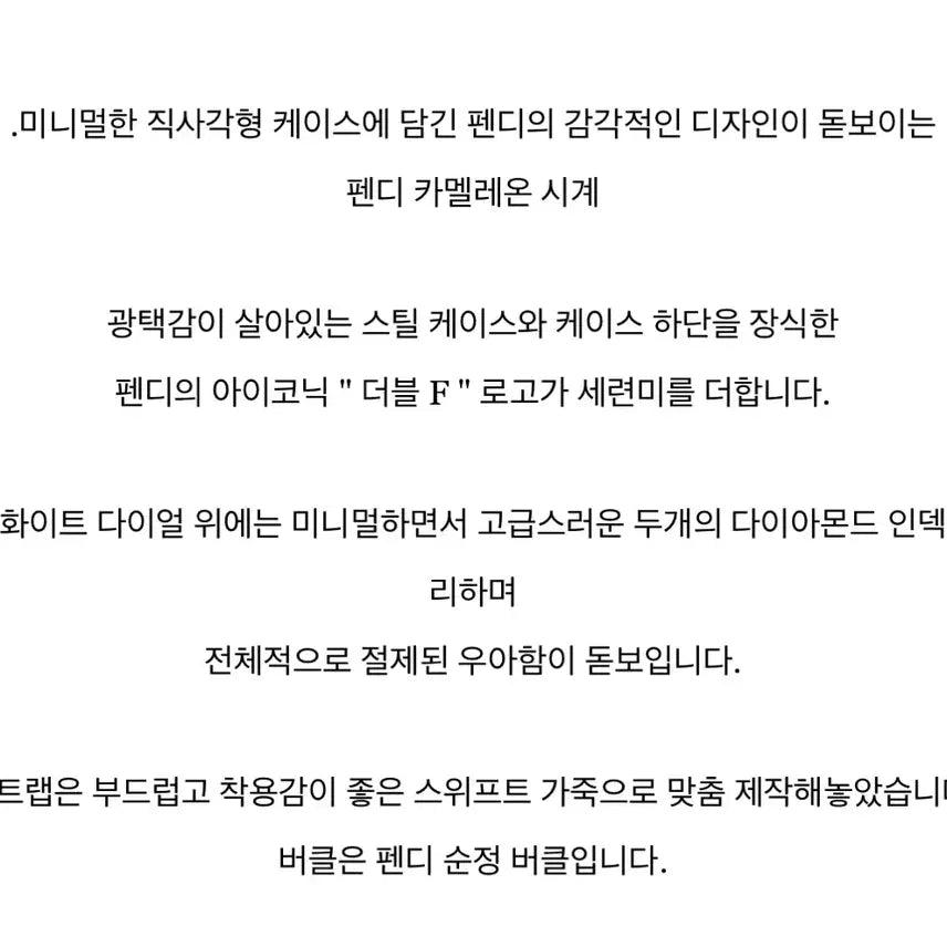 [BUNJANG] FENDI Chameleon Watch / FENDI Chameleon Watch