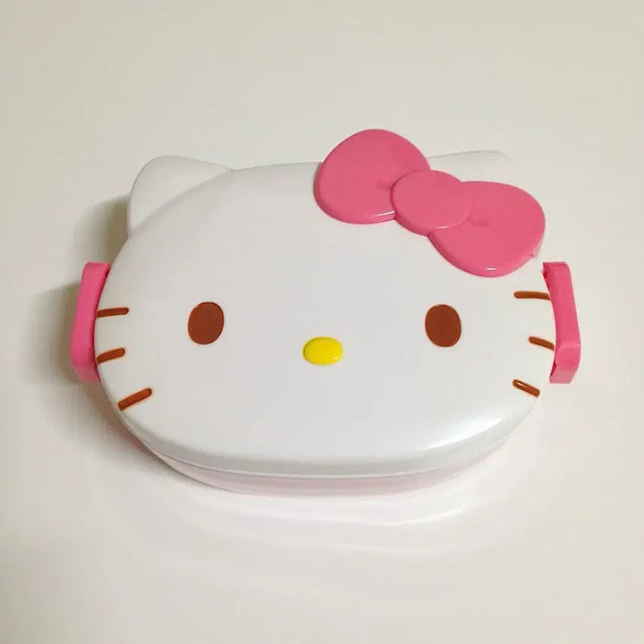 [BUNJANG] Hello Kitty Face Lunch Box / 고전 헬로키티 페이스 도시락통 처분