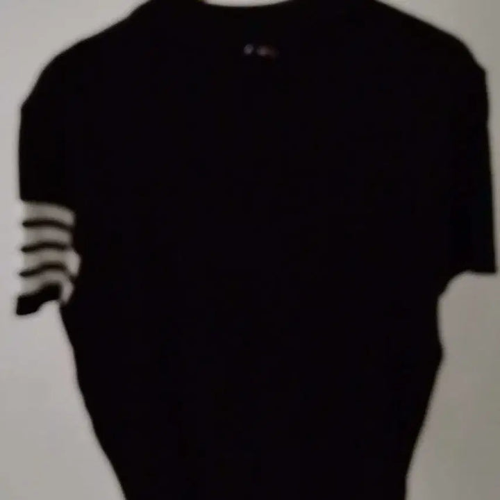 [BUNJANG] Thom Browne Black T-Shirt / [3xl] 톰브라운 블랙 반팔 티셔츠 4바 재고정리