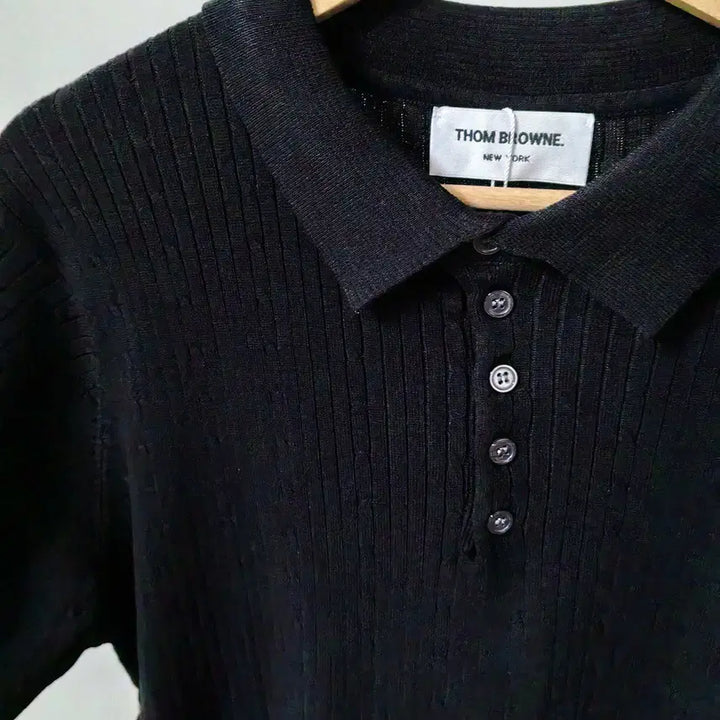 [BUNJANG] Thom Browne Black T-Shirt / [3xl] 톰브라운 블랙 반팔 티셔츠 4바 재고정리