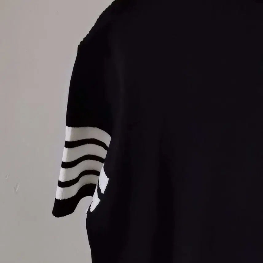 [BUNJANG] Thom Browne Black T-Shirt / [3xl] 톰브라운 블랙 반팔 티셔츠 4바 재고정리