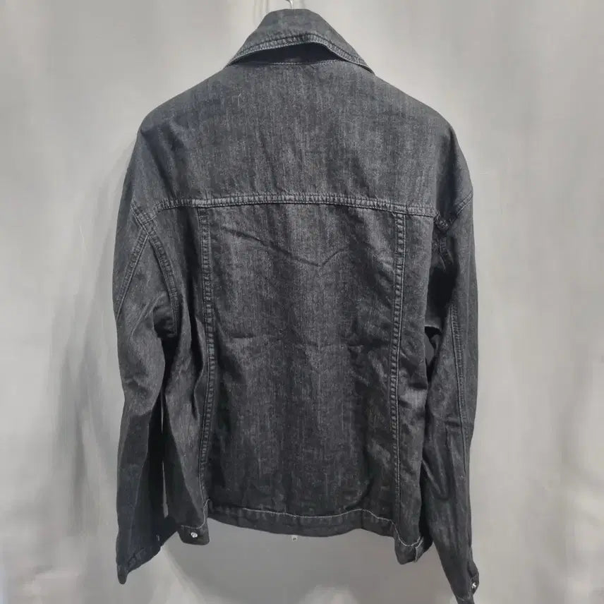 [BUNJANG] LAFUDGE STORE Black Denim Zip-Up Jacket M / 블랙 데님 집업 자켓
