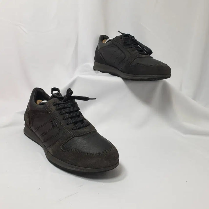 [BUNJANG] Geox Avery Dark Gray Sneakers (UK 6.5/255) / 빈티지하서 UK6.5/255 제옥스 에이버리 다크 그레이 스니커즈
