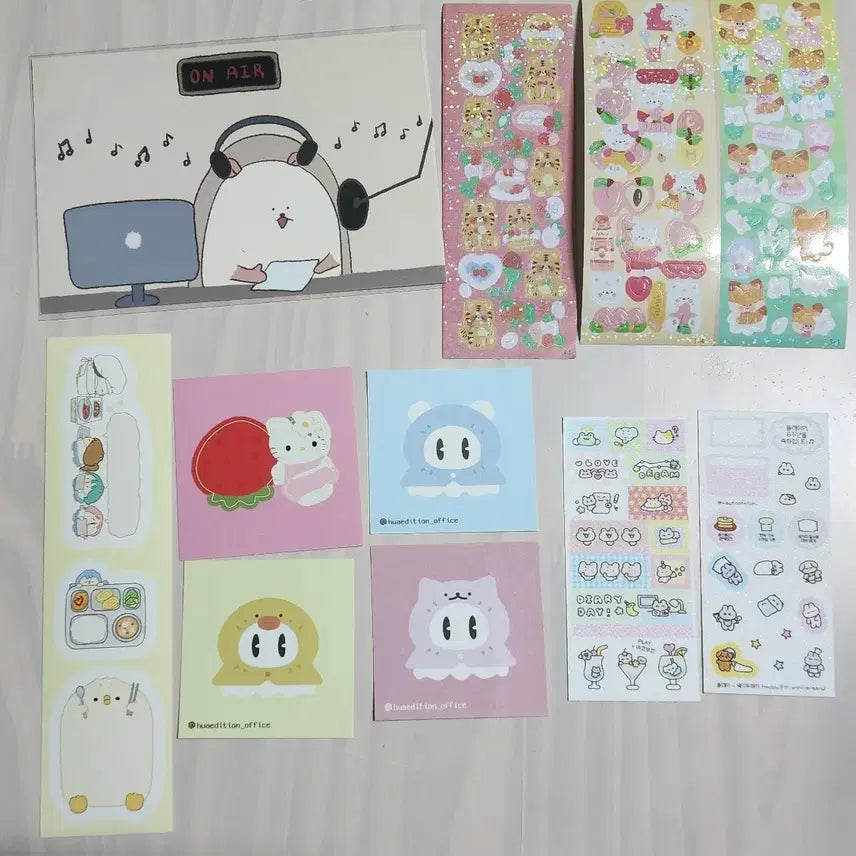 [BUNJANG] Various Deco Postcard Stickers / 여러 다꾸용 엽서 스티커 gs cu 반택비 받고 나눔