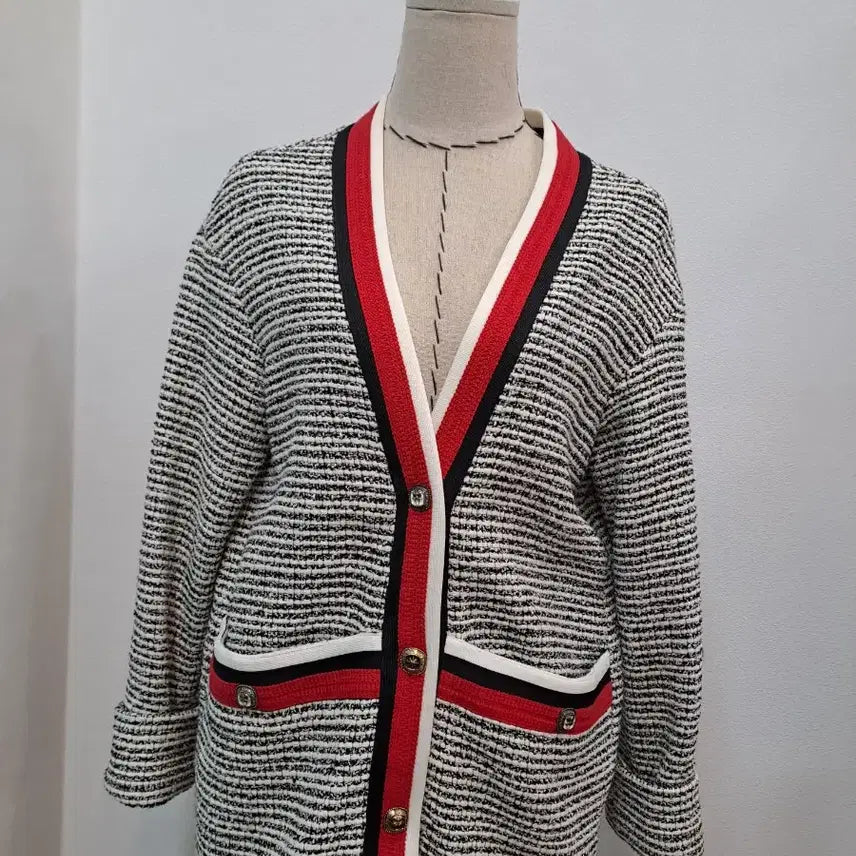 [BUNJANG] Maje Bisala Tweed Jacket / 마쥬 비살라 트위드 자켓 에크루/블랙