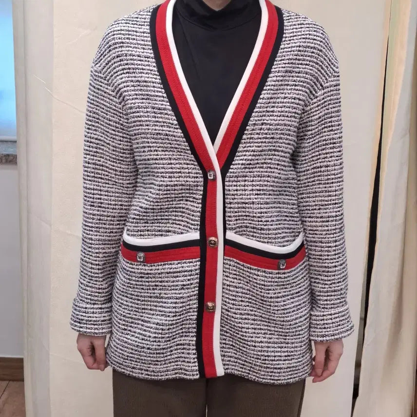 [BUNJANG] Maje Bisala Tweed Jacket / 마쥬 비살라 트위드 자켓 에크루/블랙