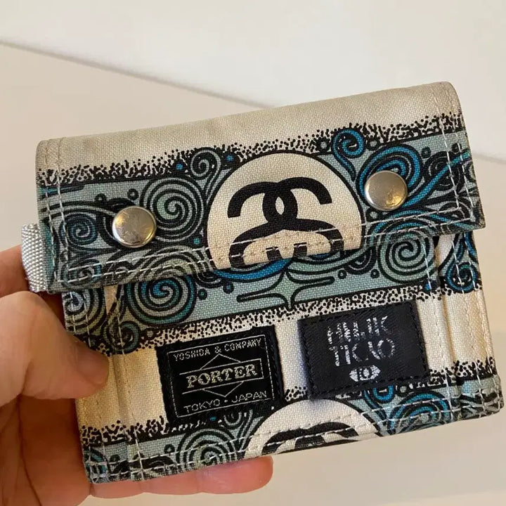 [BUNJANG] Porter x Stussy Collaboration Wallet / 요시다포터 x 스투시 콜라보 반지갑