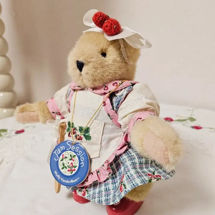 [BUNJANG] Vintage Murphie Bear Jam Session Strawberry Edition Teddy Bear / 빈티지 머피베어 인형 딸기 잼세션 테디베어
