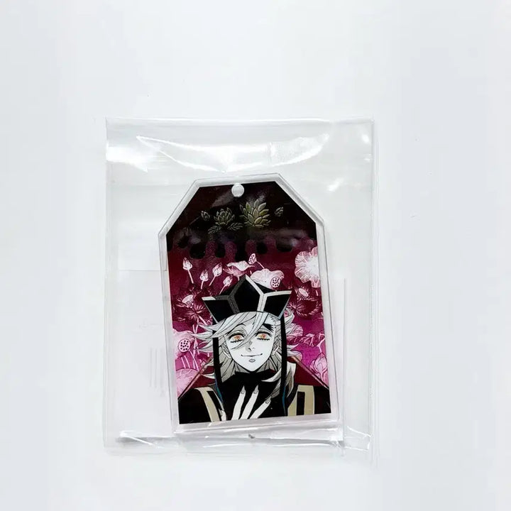 [BUNJANG] Demon Slayer Douma Manseikyou Acrylic Keyring / (미개봉)귀멸의칼날 도우마 만세극락교 부적풍 아크릴 키링 유포테이블