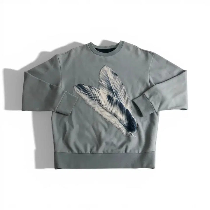 [BUNJANG] System Feather Men's Sweatshirt L / 시스템 페더 맨투맨 L