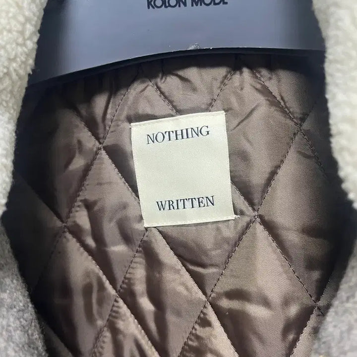 [BUNJANG] Nothing Written Oatmeal Gray Short Wool Coat / 낫띵리튼 신슐레이트 울 숏코트 오트밀그레이