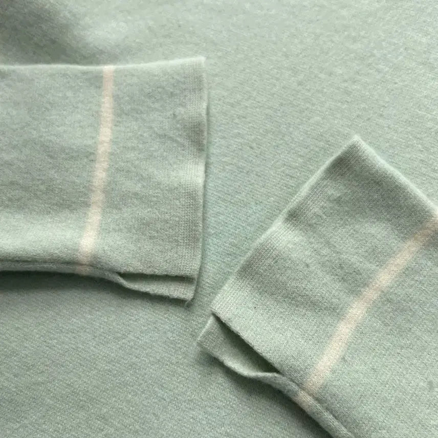 [BUNJANG] Lacoste Mint Basic Crew Neck Knit / 라코스테 민트 베이직 크루넥 니트