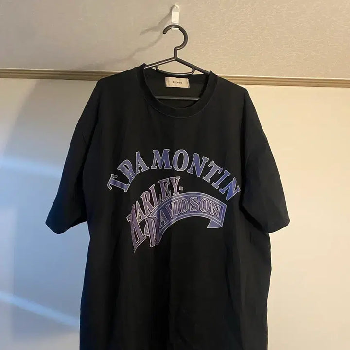 [BUNJANG] Harley-Davidson Lettering Cotton Short Sleeve T-shirt / 할리데이비슨 레터링 분또 반팔티