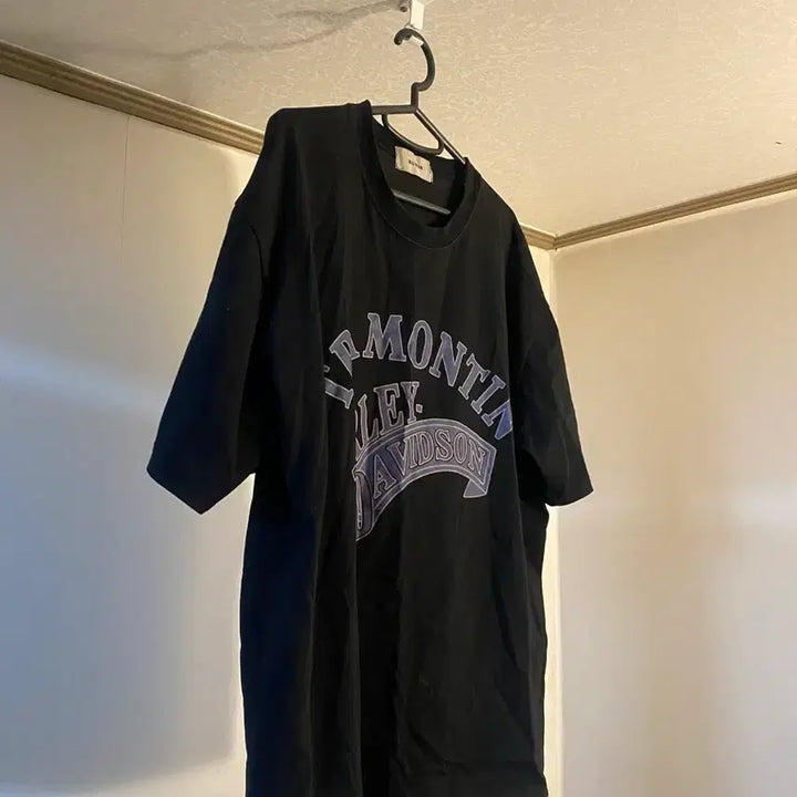 [BUNJANG] Harley-Davidson Lettering Cotton Short Sleeve T-shirt / 할리데이비슨 레터링 분또 반팔티