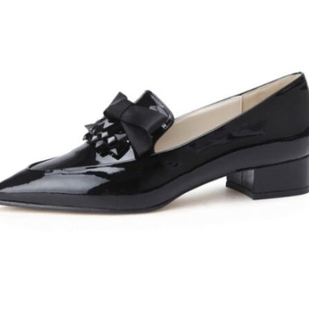 [BUNJANG] Suecomma Bonnie Ribbon Loafers / [슈콤마보니]리본 로퍼 380사이즈